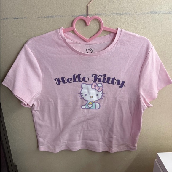 Hello Kitty Tops - Hello Kitty Light Pink Short Sleeve Tee